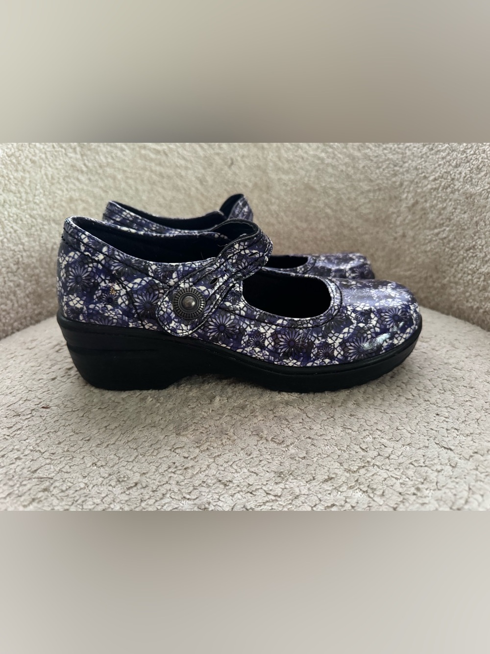 Easy Works Letssee Mary Jane Clogs Women’s Size 8 Slip Resistant NWOB